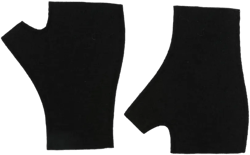 fingerless wool gloves