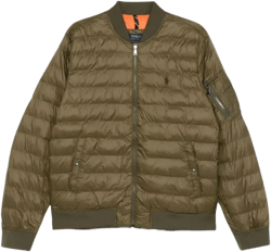 Quilted Jackets Long Sleeves In Brown