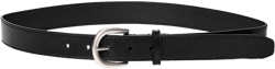 ACCENT SOLID BRASS LEATHER BELT