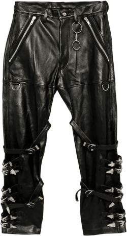 buckle-overload trousers