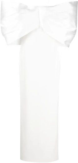 The Filippa off-shoulder gown