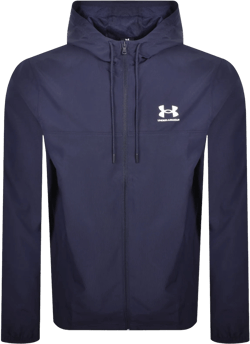 Rival Woven Windbreaker Jacket Navy In Blue