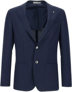 Wool Blazer In Blue