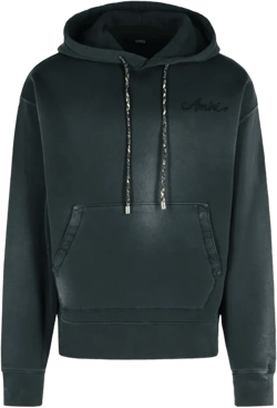 'bleach Bandana' Black Cotton Sweatshirt Men