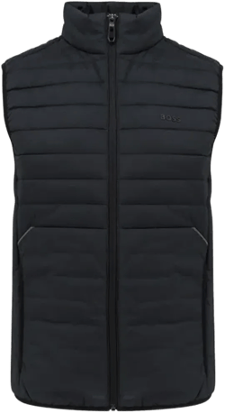 Thor Recycled Polyester Sleeveless Down Jacket In Black