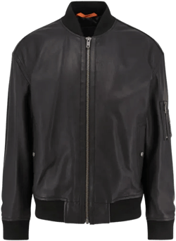 Juge Leather Jacket In Multi