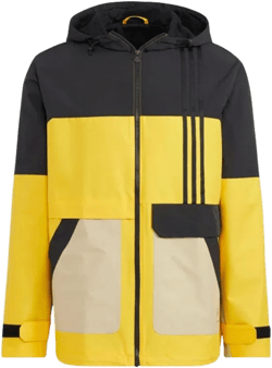 Adidas Util Windbreaker Jackets 'yellow Black'