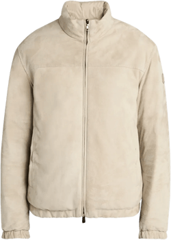 Men's Cernay Reversible Suede And Quilted Jacket In Brown