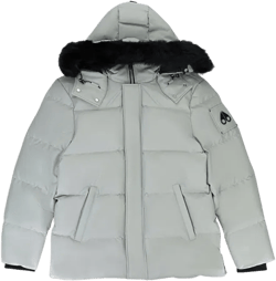 Nwt  Cloud 3q Neoshear Shadow W/blk Sh Parka Size Xl $1150 In Gray