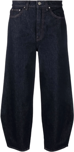 tapered cropped jeans