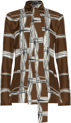 plaid-print shirt