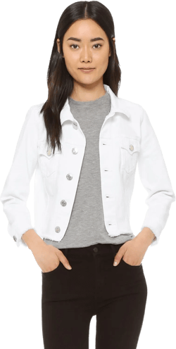 True Religion Women's Dari Boxy Shirt Jacket in Optic White