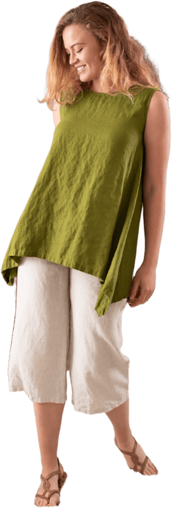 Linen Tunic JULIET / Plus Size Linen Tops / Linen Clothing for Women