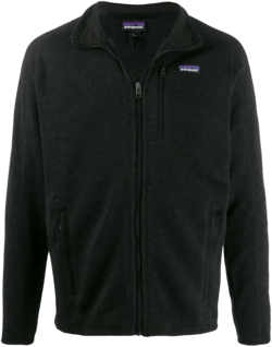 Contrast Logo Bomber Jacket In Black