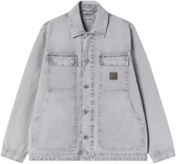 Wip Button-up Organic Cotton Jacket In White