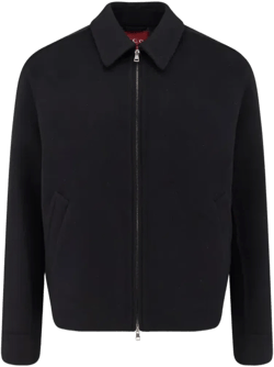 Wool Jacket In Black