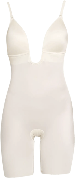 SPANXshape™ Suit Your Fancy Plunge Low-Back Mid-Thigh Bodysuit