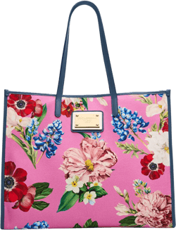 Floral Canvas Tote Bag