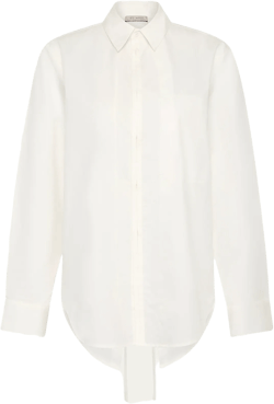 Long-Sleeve Tie-Back Shirt