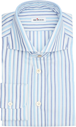 Men's Cotton Multi-Stripe Dress Shirt