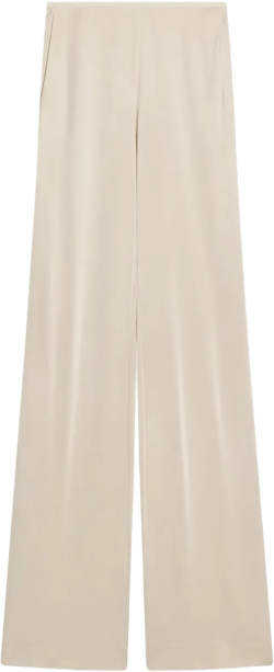 Straight-Leg Fluid Pull-On Pants