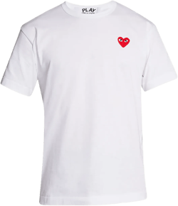 Men's Cotton Jersey Heart T-Shirt