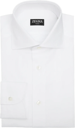Men's Micro-Textured Cotton Dress Shirt