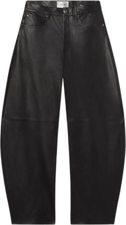 The Leather Bubble Jeans