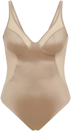Sleeveless Shaping Satin Bodysuit