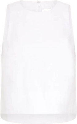 Poppy Linen Crop Top