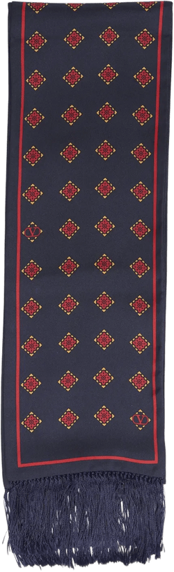 Men's Printed Silk Bandeau Scarf