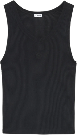 Anagram Logo Ribbed Tank Top