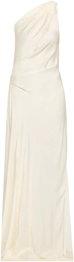 Aster One-Shoulder Satin Gown