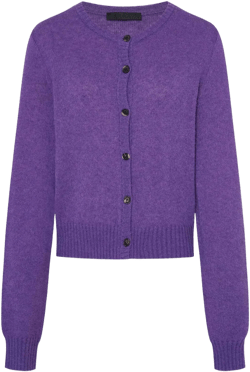 Wool Blend Knitted Cardigan