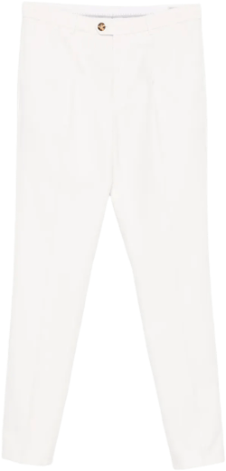 pleated cotton trousers
