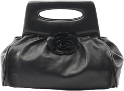 2003-2004 Camellia top-handle clutch bag 