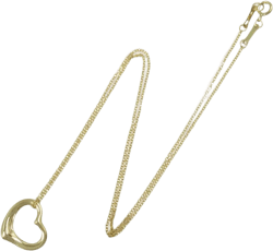 2010s 18K yellow gold Open Heart necklace 