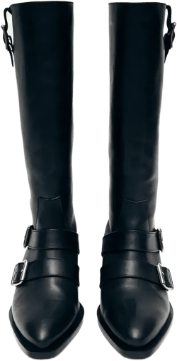 45mm Ryder buckle-detail boots