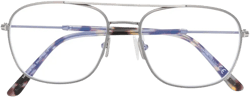 square-frame glasses