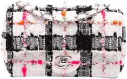 2019 Mini Rectangular Classic Tweed Single Flap crossbody bag