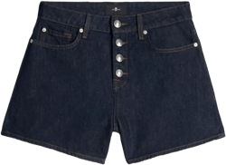 Kori button-fastening denim shorts