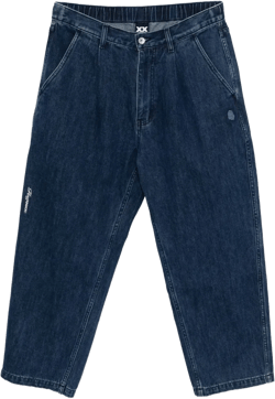 logo-patch jeans