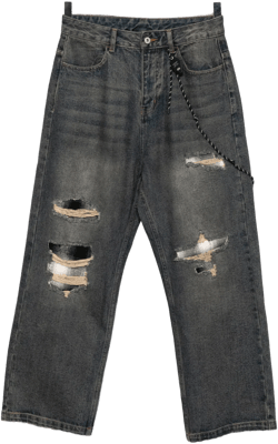 patchwork jeans