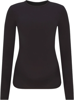 COTTON JERSEY MATERNITY LONG SLEEVE T-SHIRT