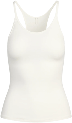 COTTON JERSEY RACERBACK TANK