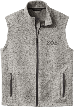 SigEp Heather Grey Vest