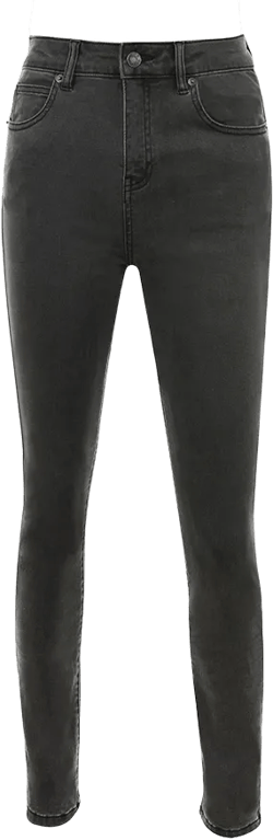 faded wash black skinny jeans