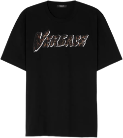 embellished logo T-shirt
