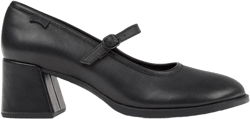 leather block-heel Mary Jane shoes