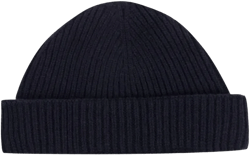 ribbed beanie hat